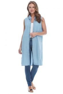Sleeveless Jean Dress