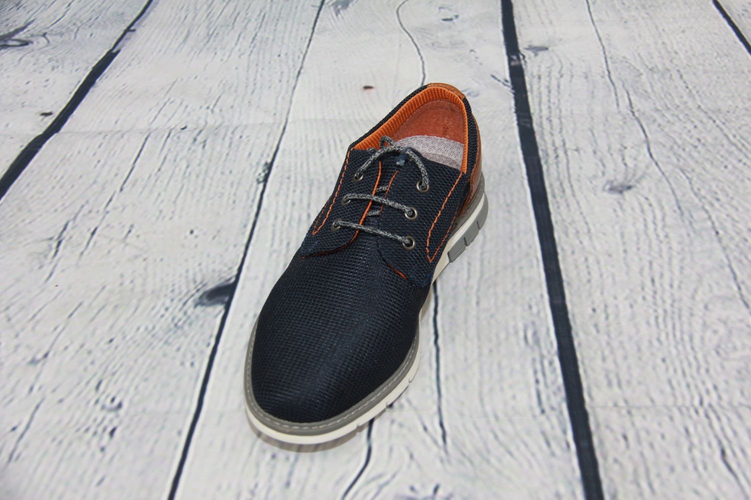 Dark Blue/Cognac, Size: 40