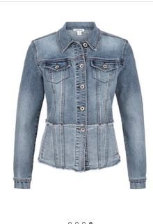 Tribal Frayed Jean jacket