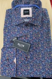 Long Sleeve Collared Shirt, Size: M