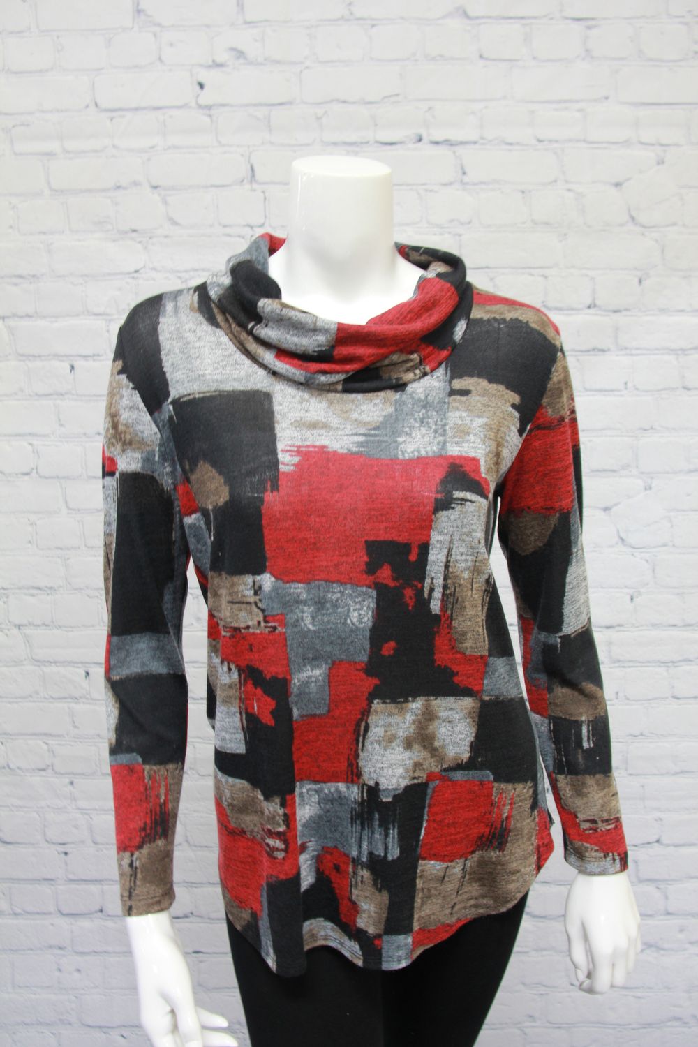 Red/Grey Tunic, Size: S
