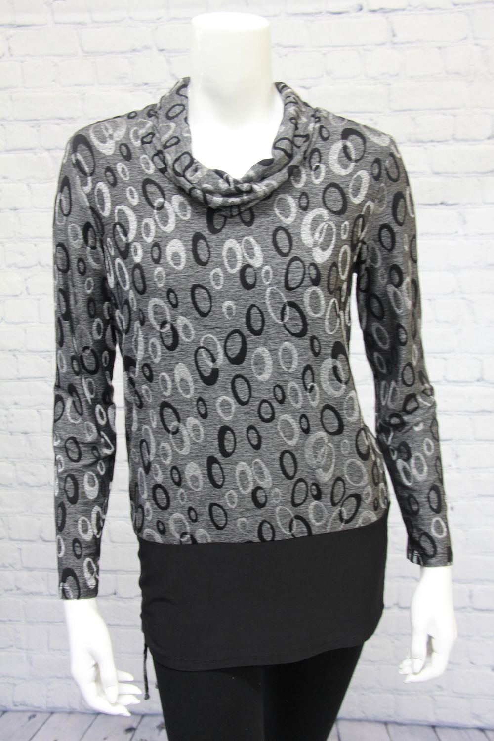 Black/Grey Tunic, Size: S