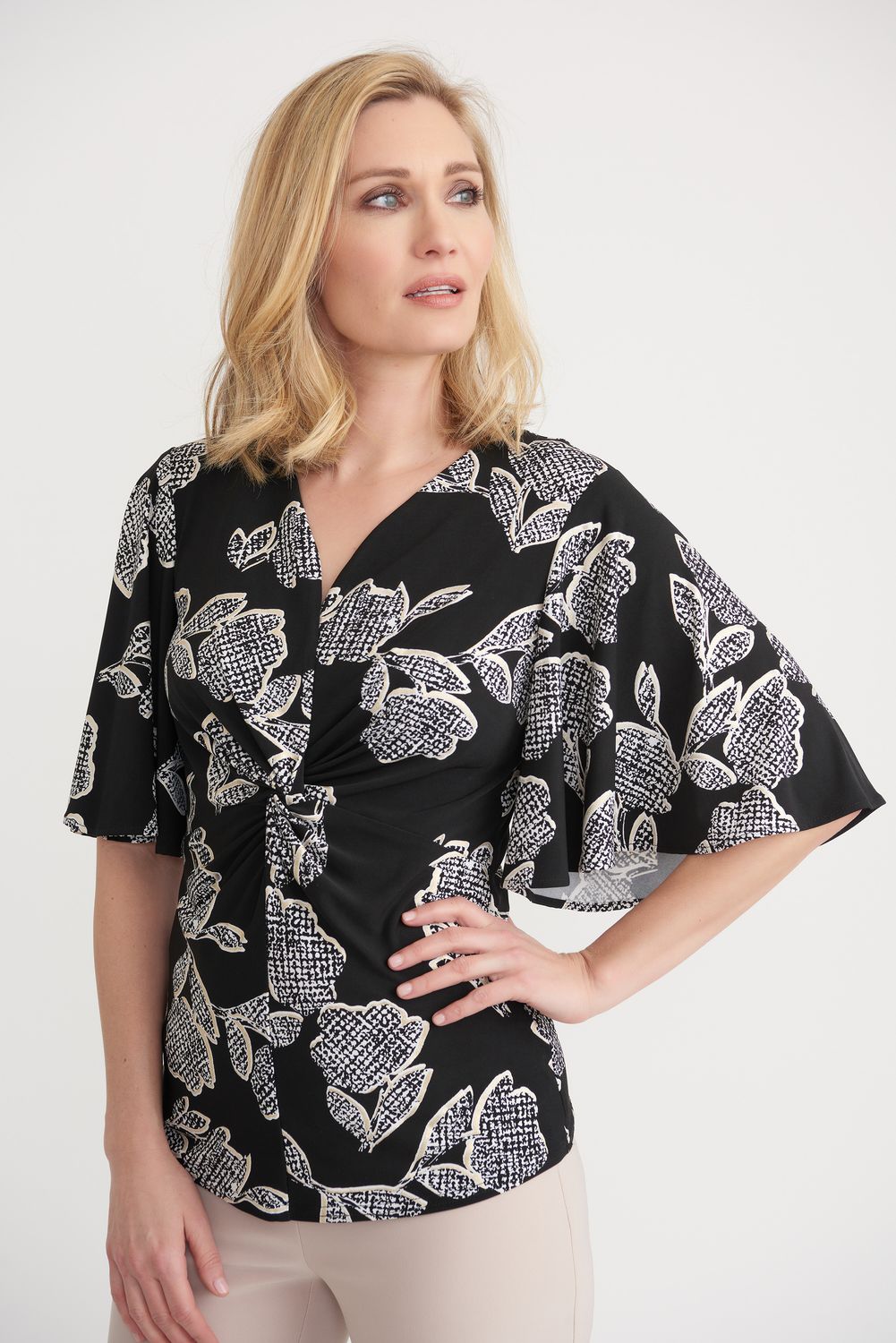 Butterfly Sleeve Top, Size: 4