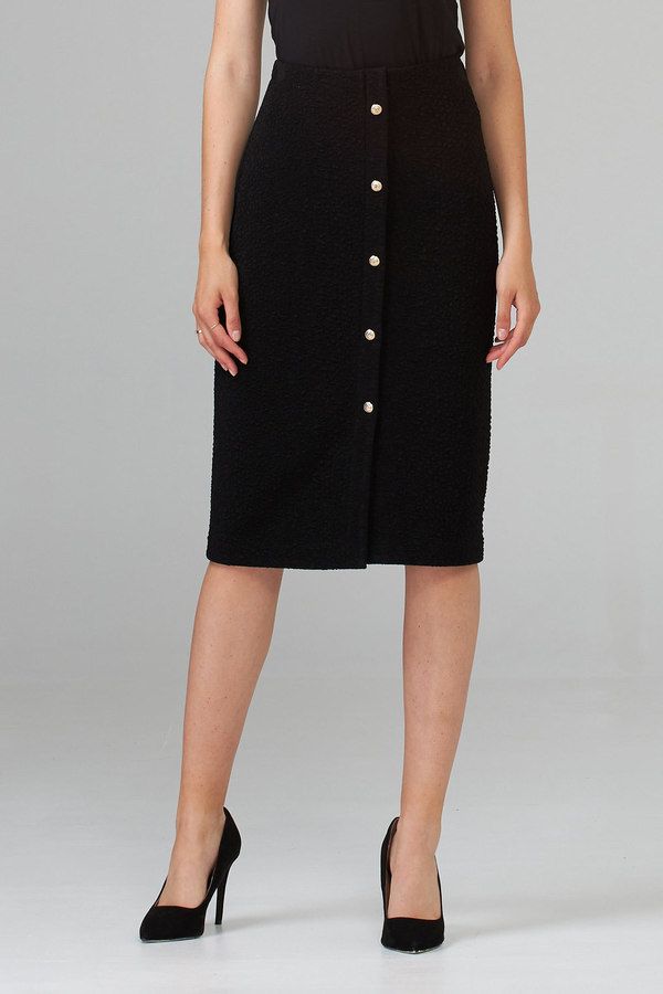 Black Boucle Skirt, Size: 4