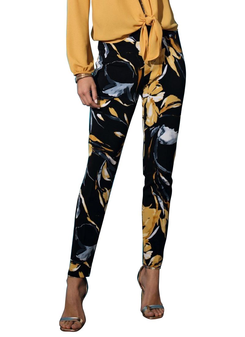Frank Lyman Black Mustard Pant, Size: 6