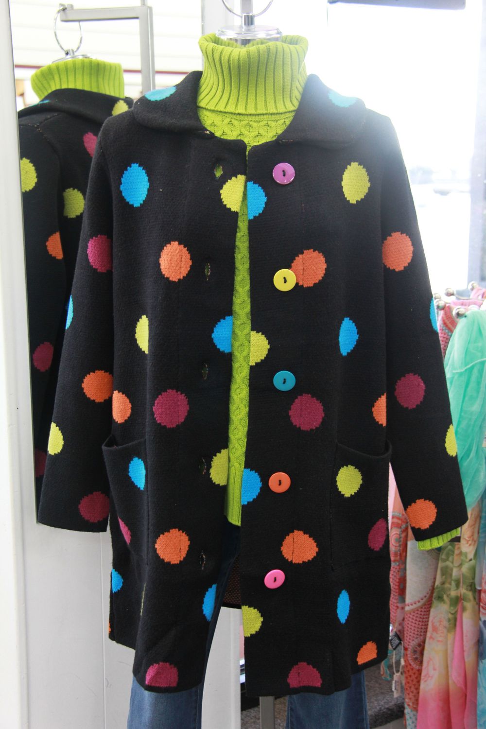 Polka Dot Cardigan