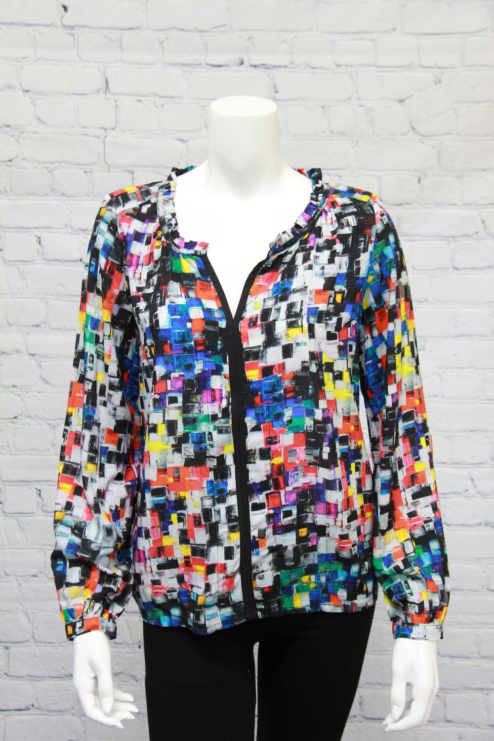 Woven Pullover, Size: XS