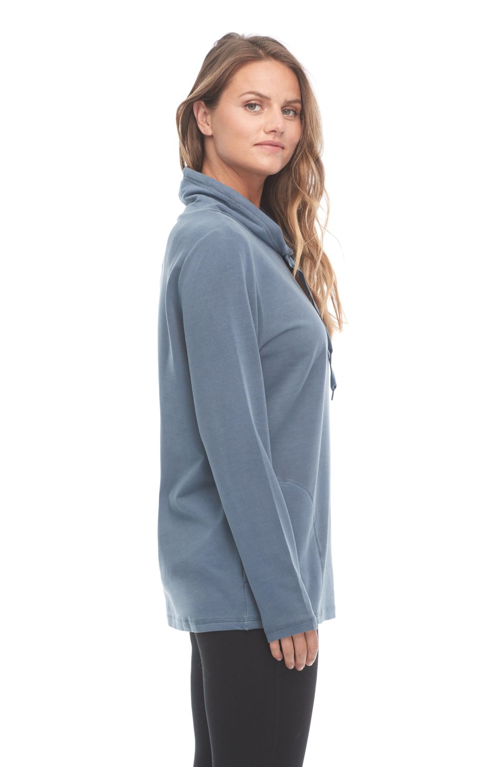 Funnel Neck Top, Size: S