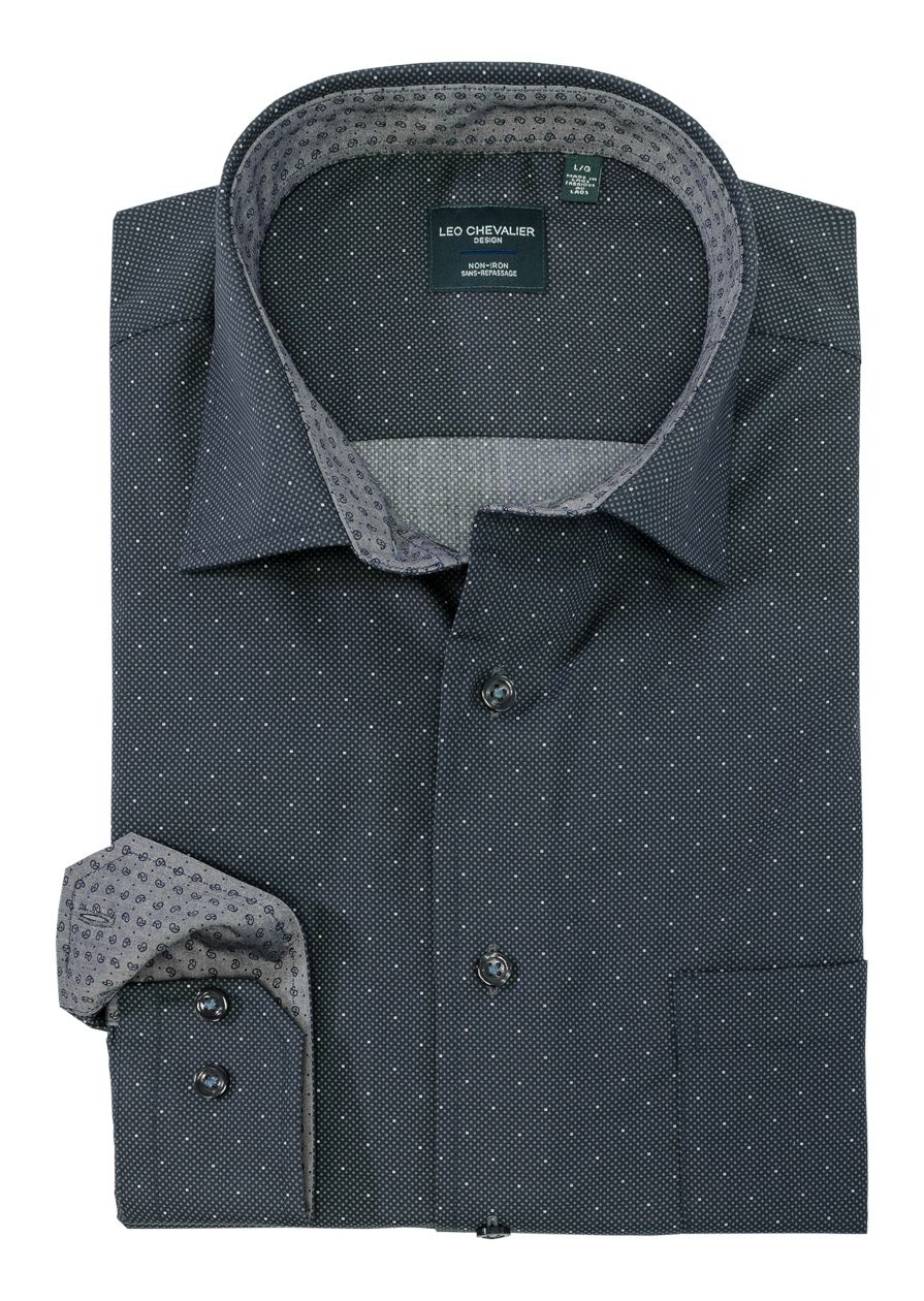 Charcoal Long Sleeve Shirt, Size: M