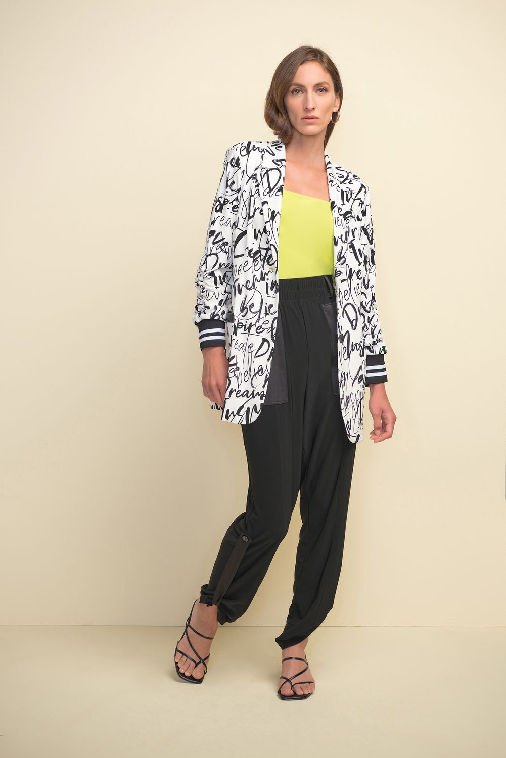 Printed Blazer, Size: 8