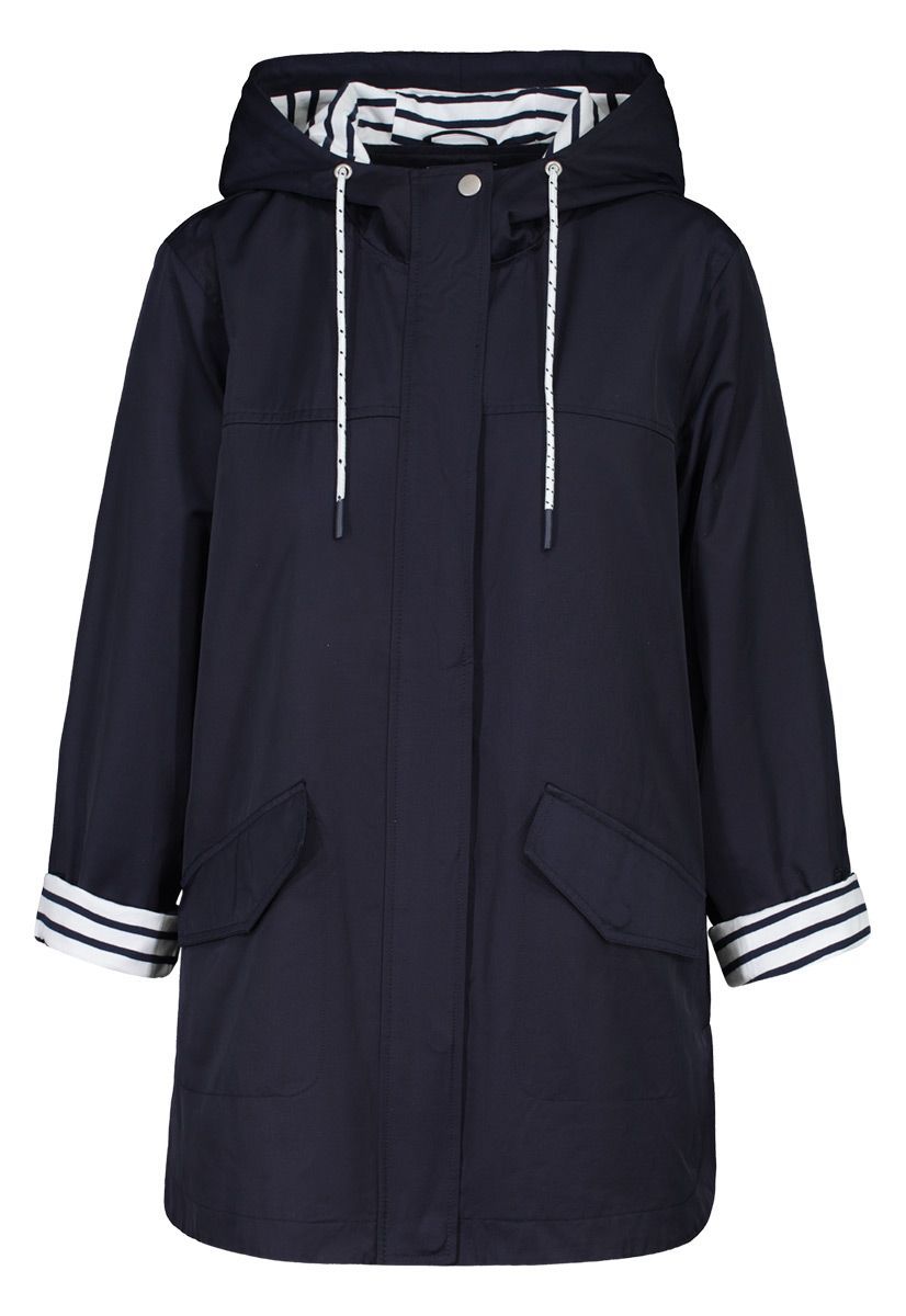 Hooded Jacket With Roll-Cuff
