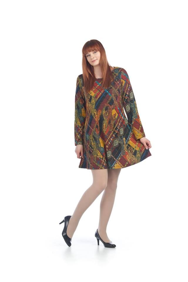 Geo Sweater Dress, Size: S