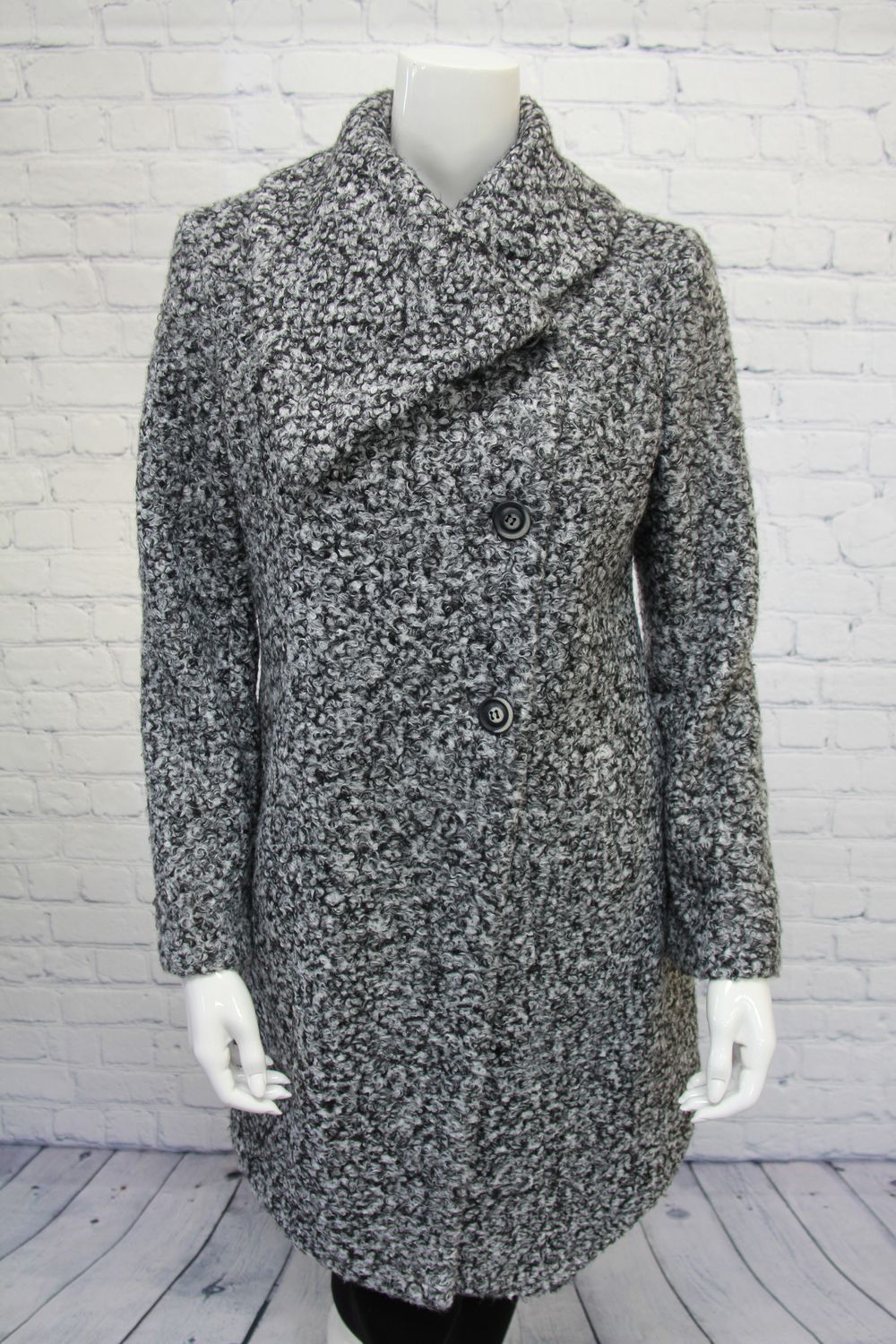Grey Mix Coat, Size: S