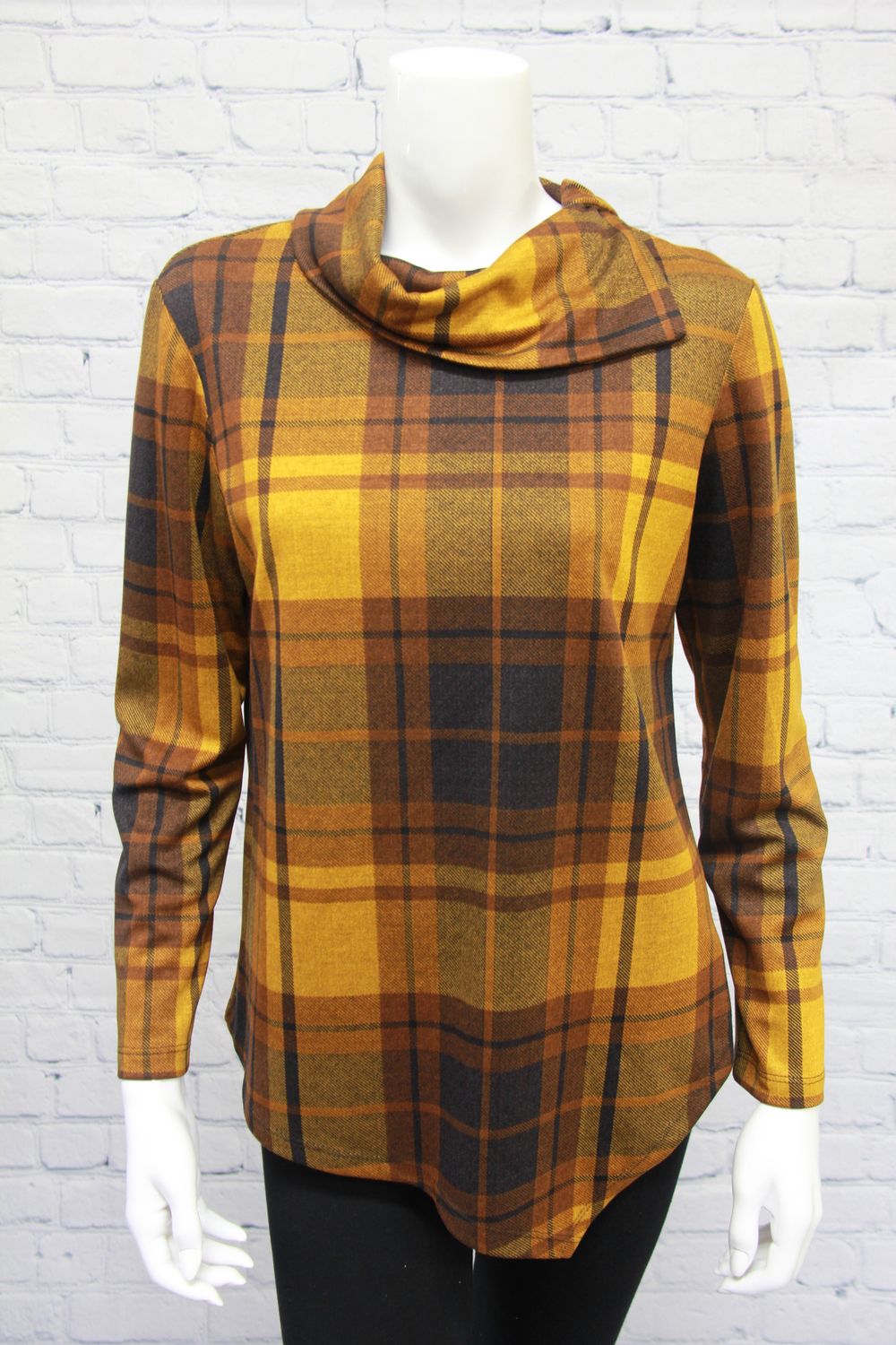 Gold Cowl Neck, Size: S