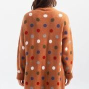 Knit Cardigan With Pockets, Color: Camel, Size: XS