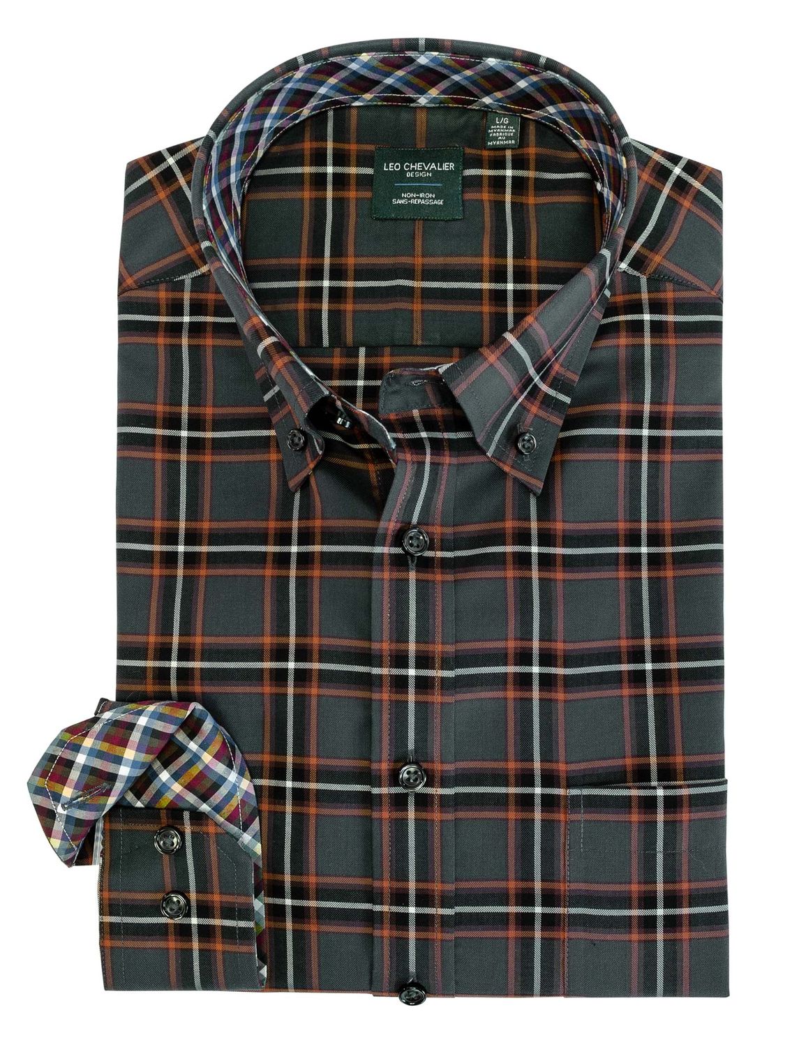 Rust Plaid, Size: M