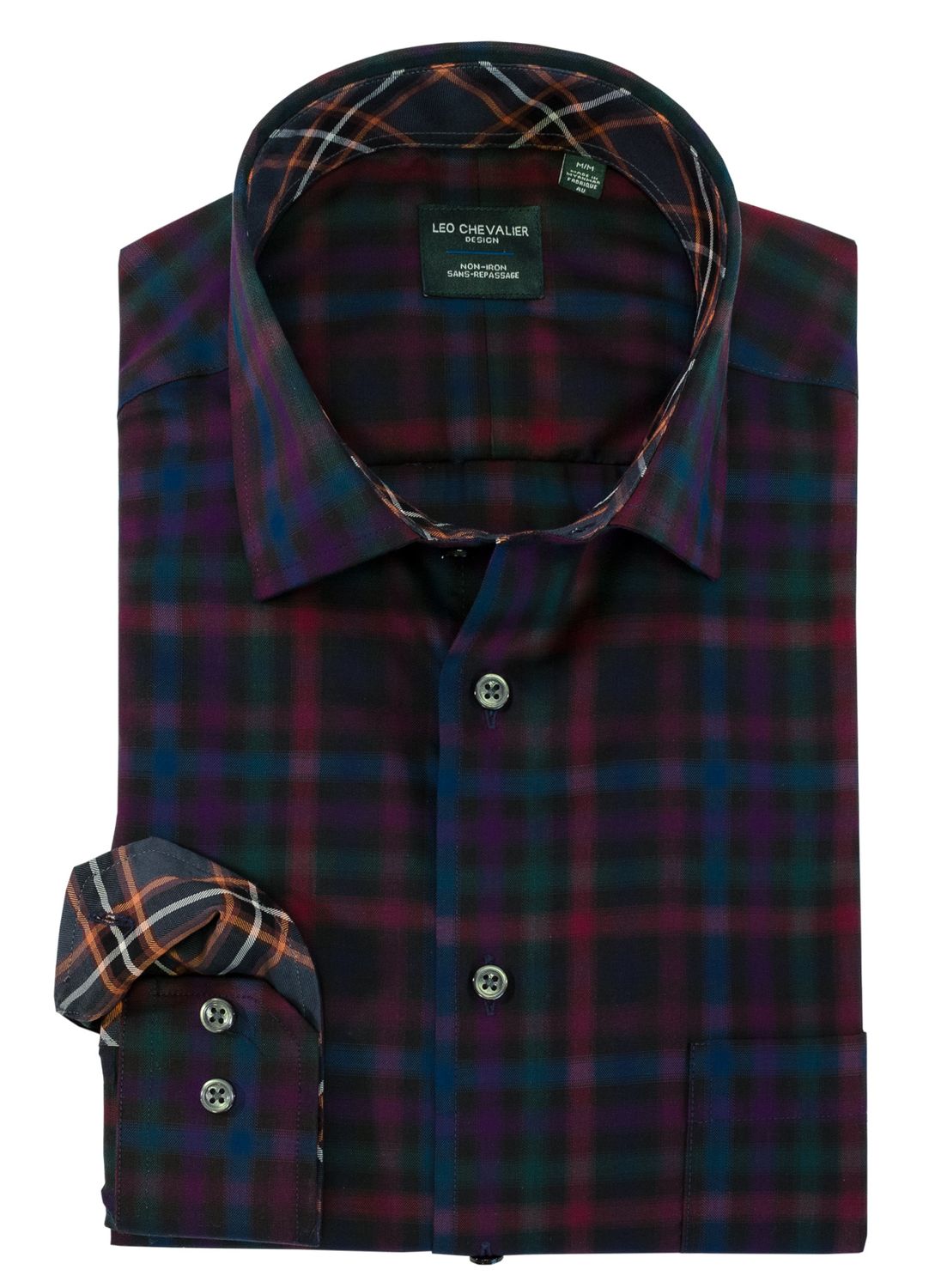 Dark Multi Plaid, Size: M