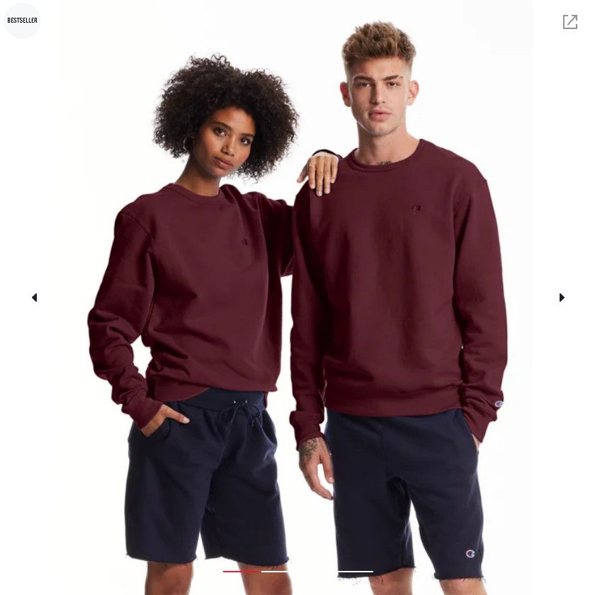 Crew Neck Sweatshirt LOTS OF COLOURS, Color: Red, Size: M