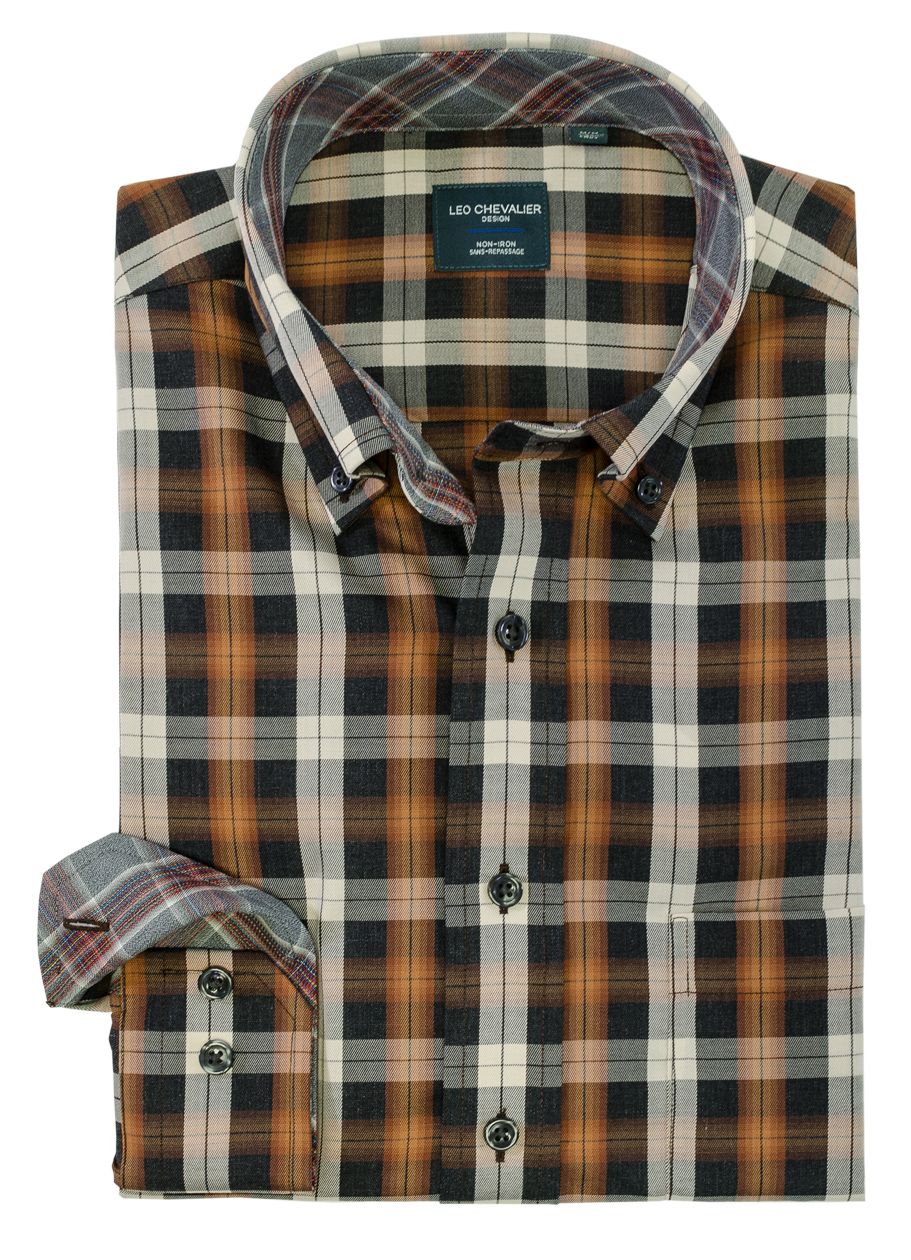 Chestnut Plaid, Size: M