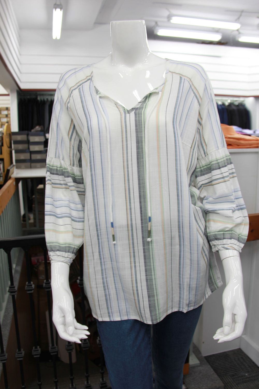 Tribal Raglan Sleeve Blouse