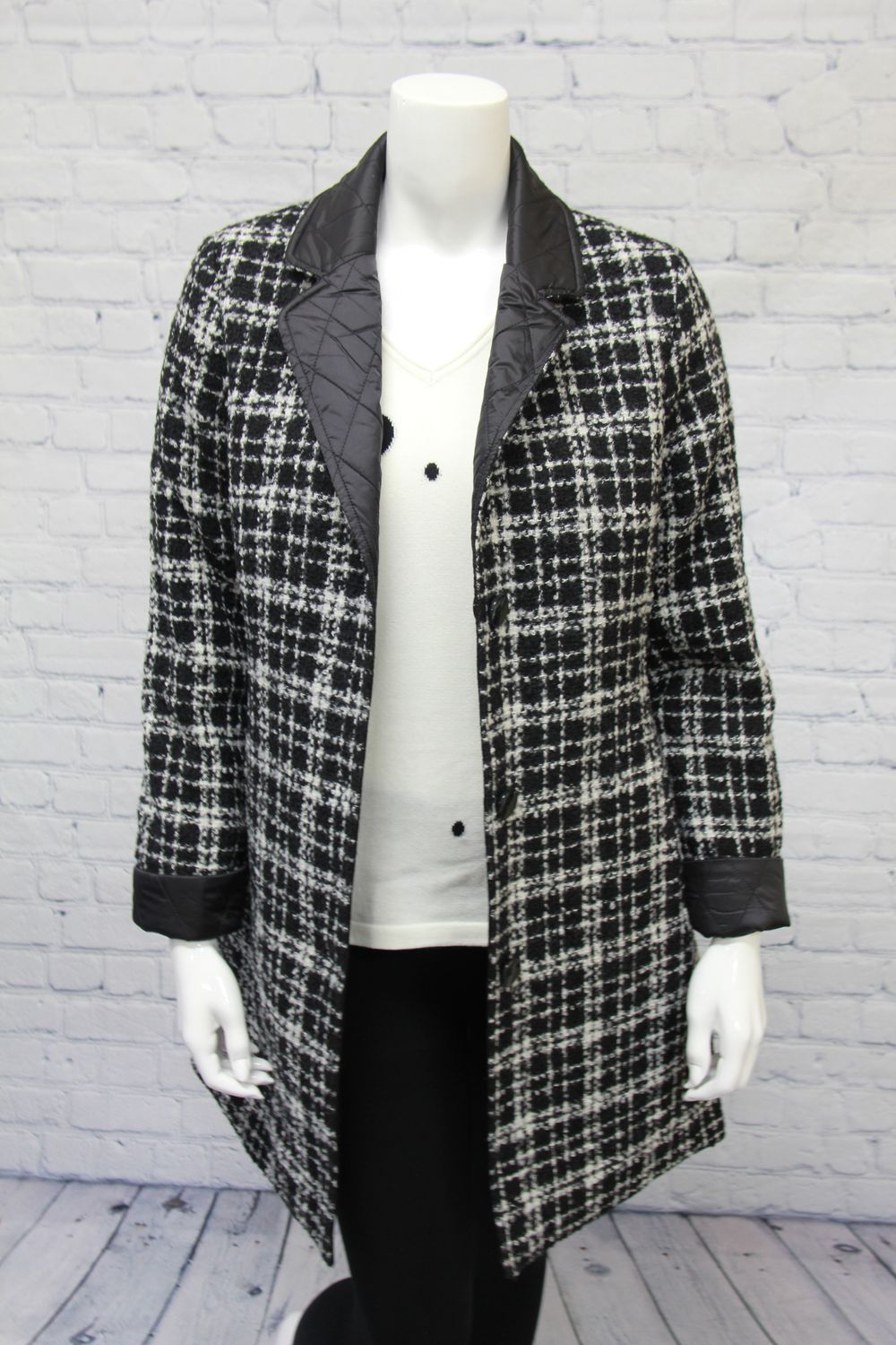 Reversible Plaid Coat, Size: 6