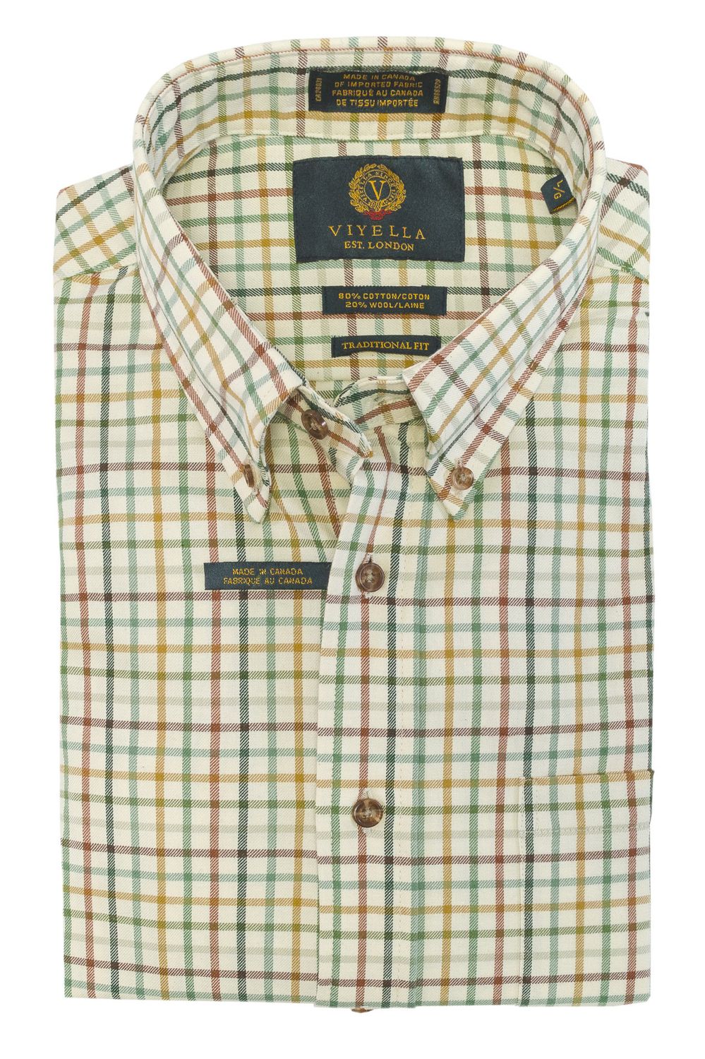 Check Plaid Shirt, Size: M