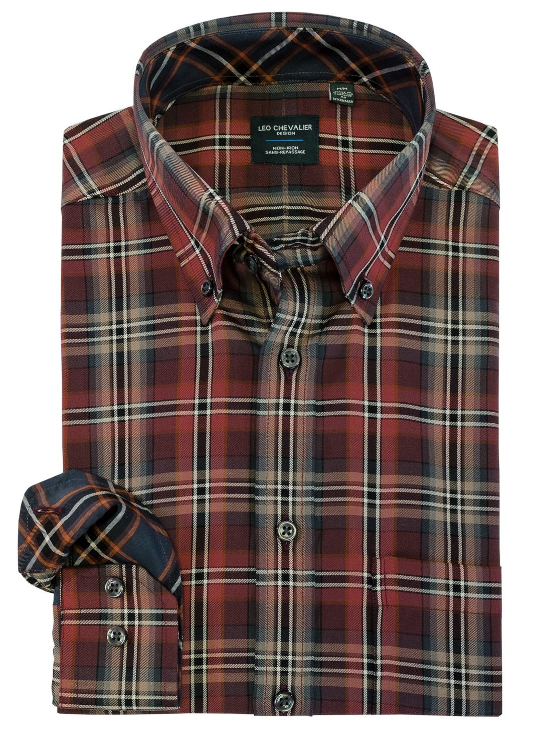 Red Plaid, Size: M