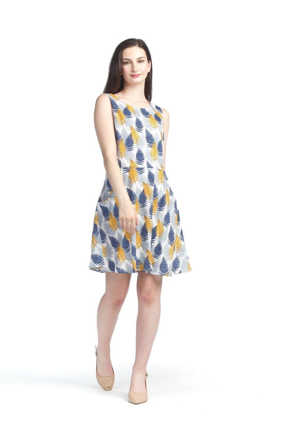 Feather Dress With Pockets, Size: XS