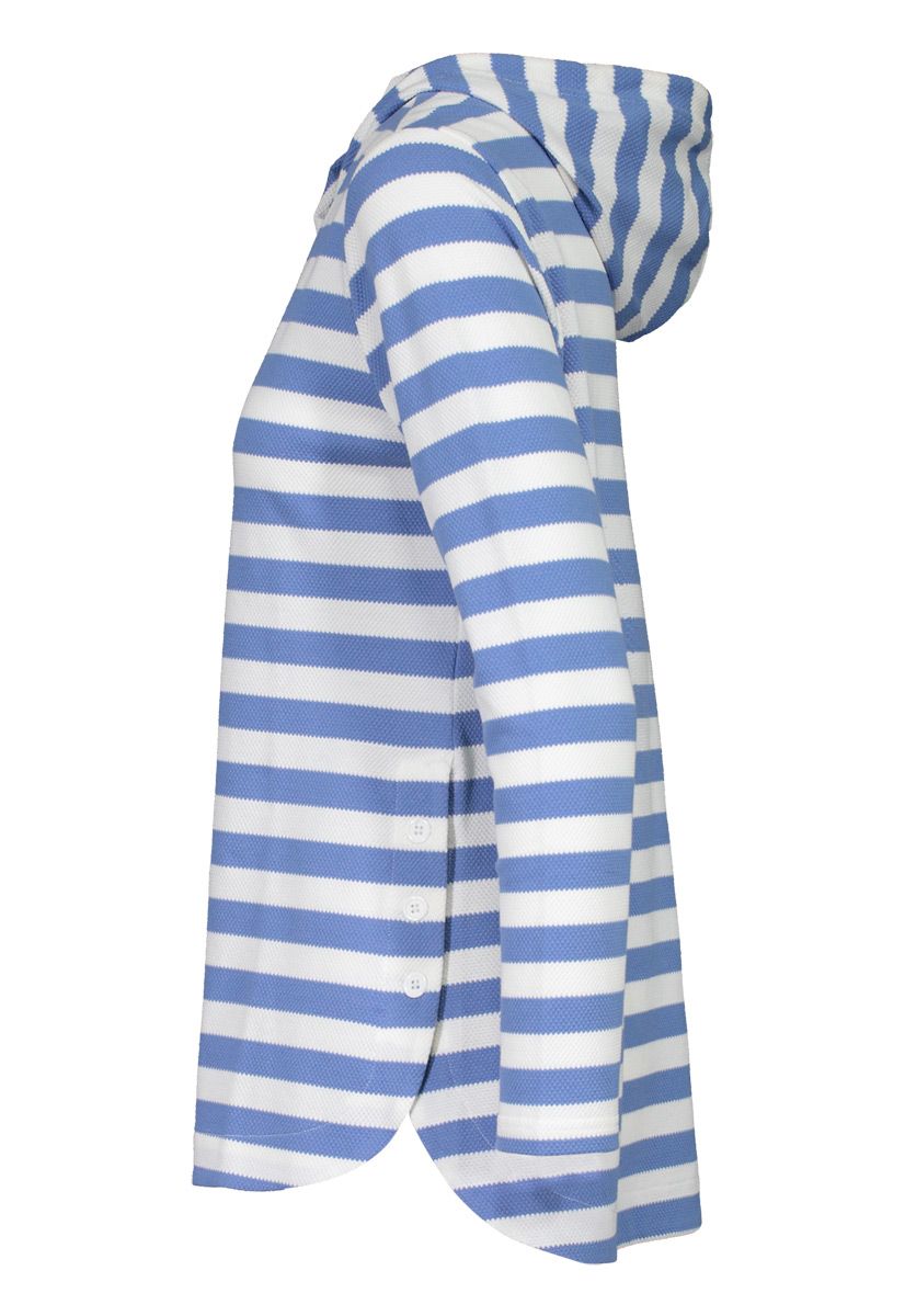 Hoodie With Side Buttons, Size: XS