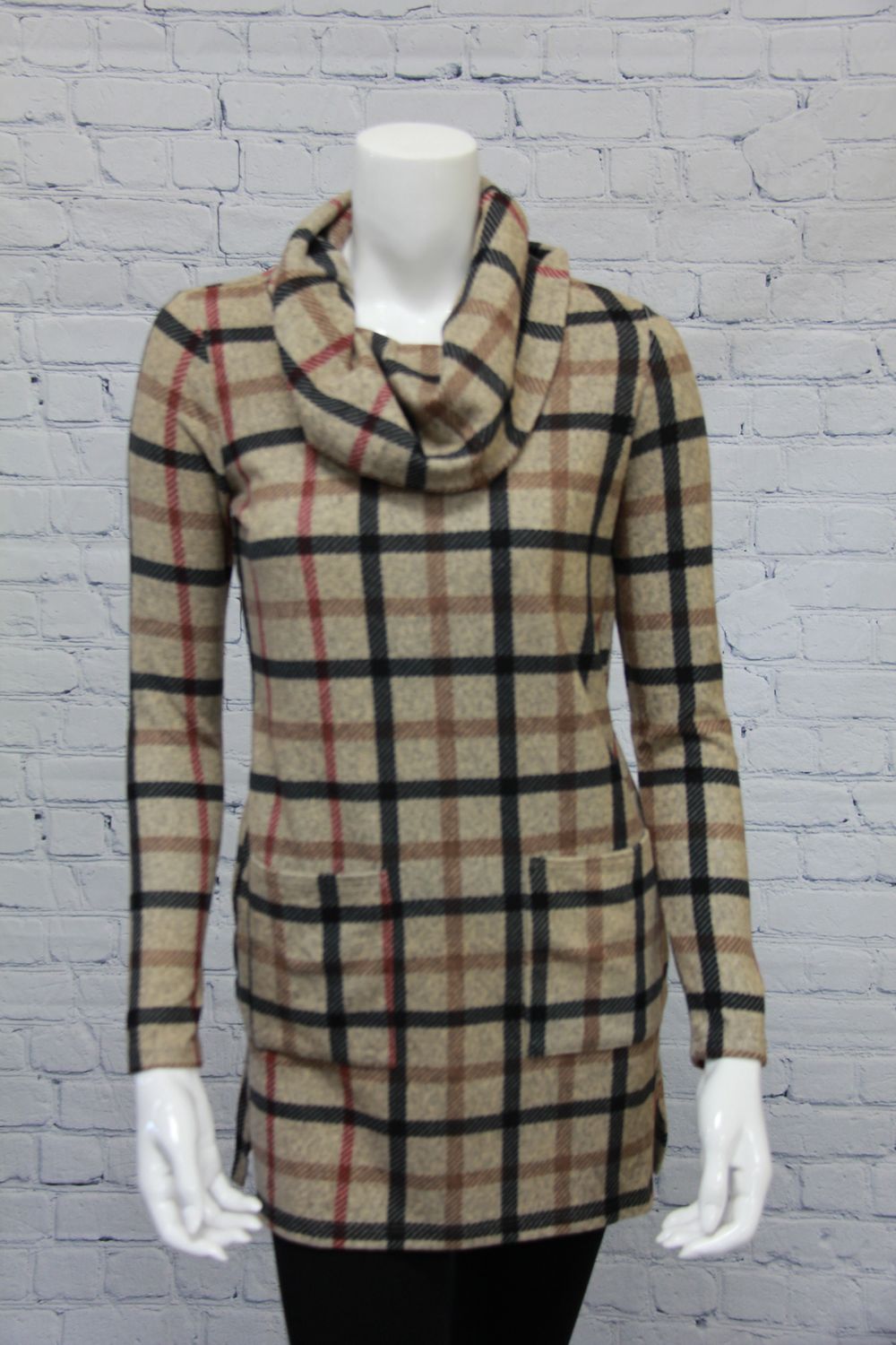 Cowel Neck Tunic, Size: XS