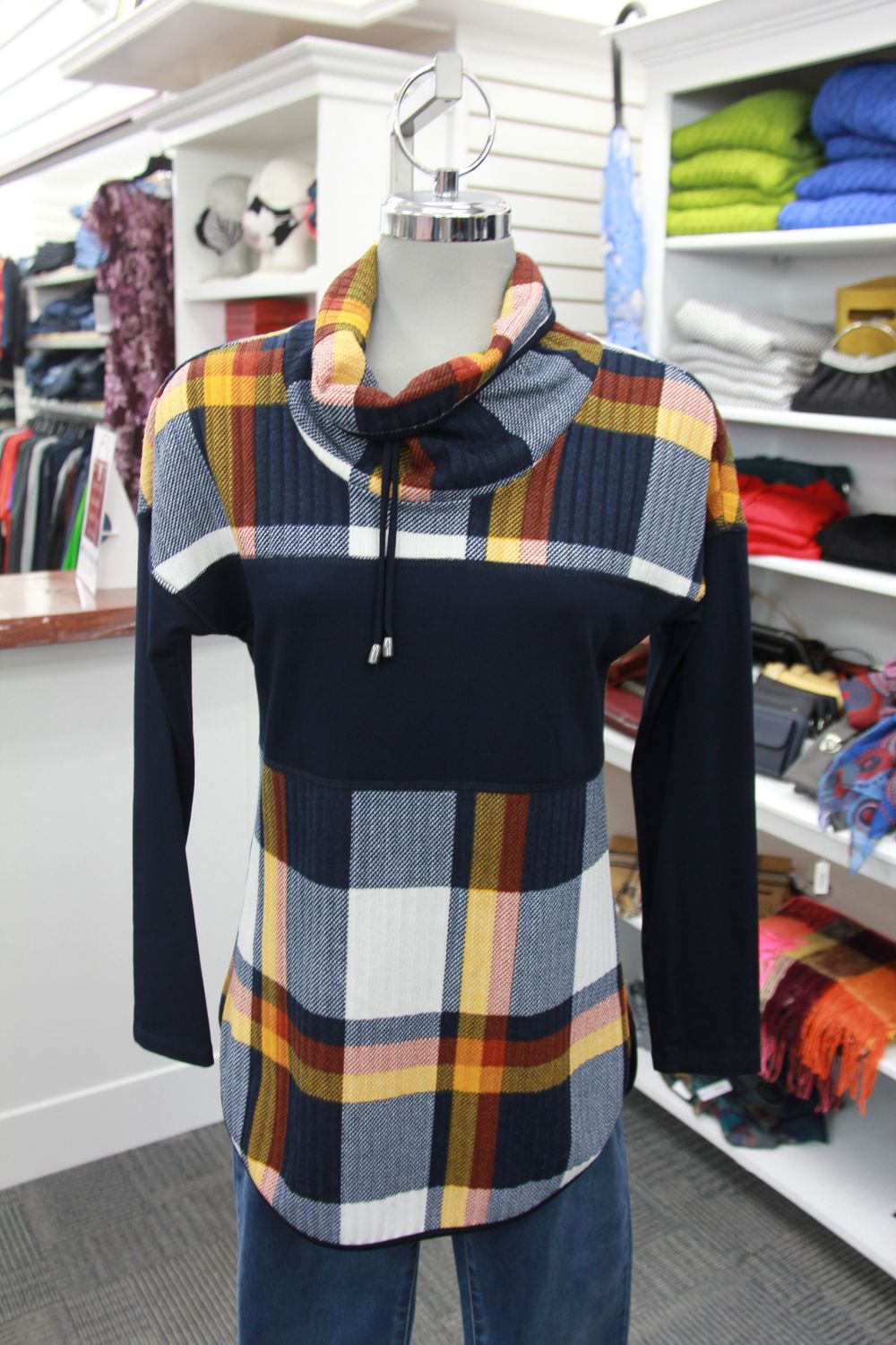 Plaid Tunic