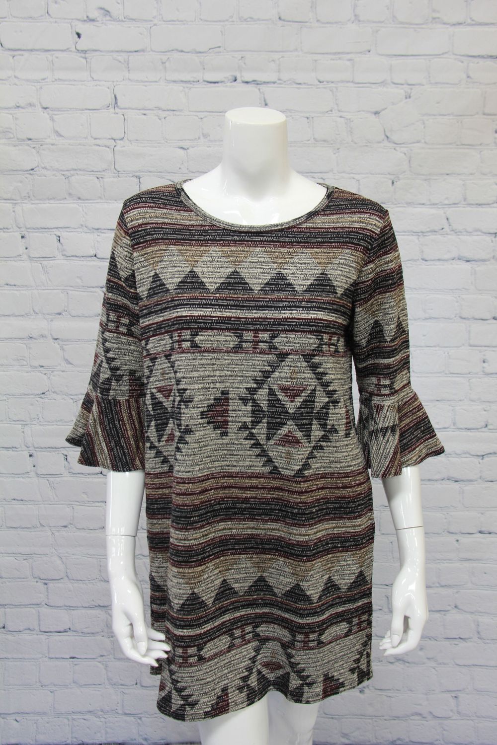 Global Print Dress