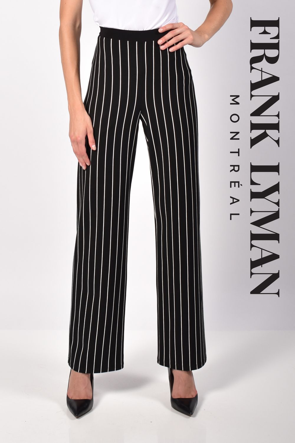 Black / Offwhite Knit Pant, Size: 6