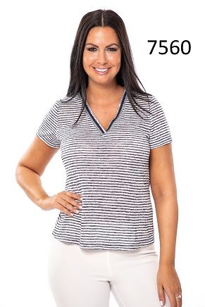 Striped Top, Size: XS