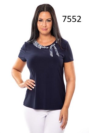 Navy Top, Size: XS