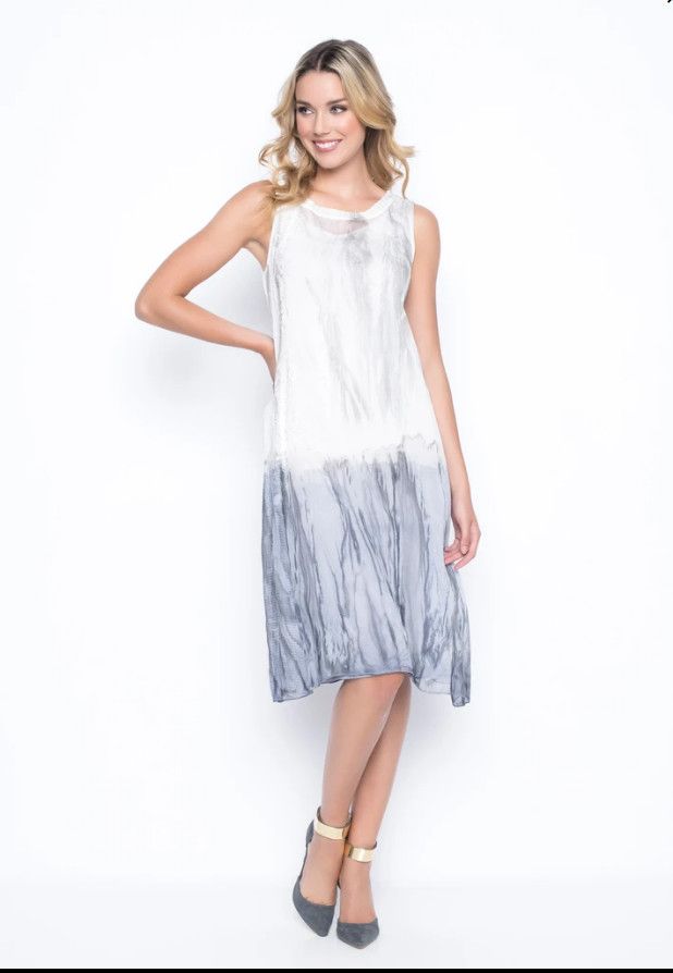 Printed Sleeveless Dress, Size: S