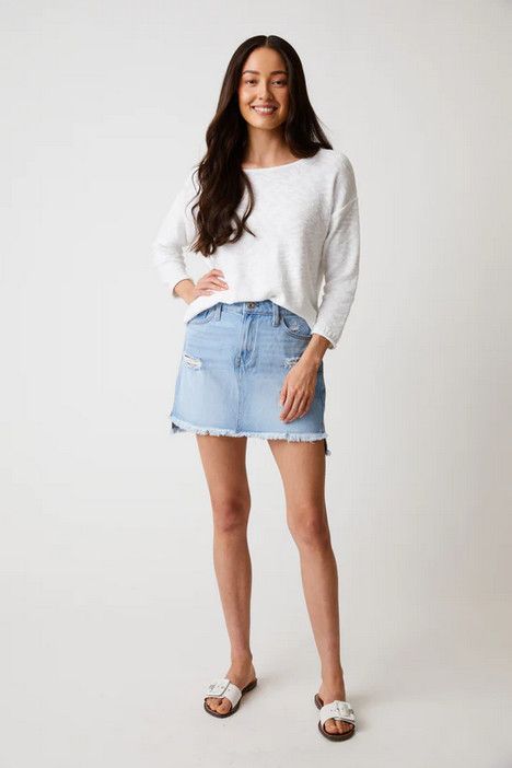 Dominique Pullover 87264, Color: White, Size: XS