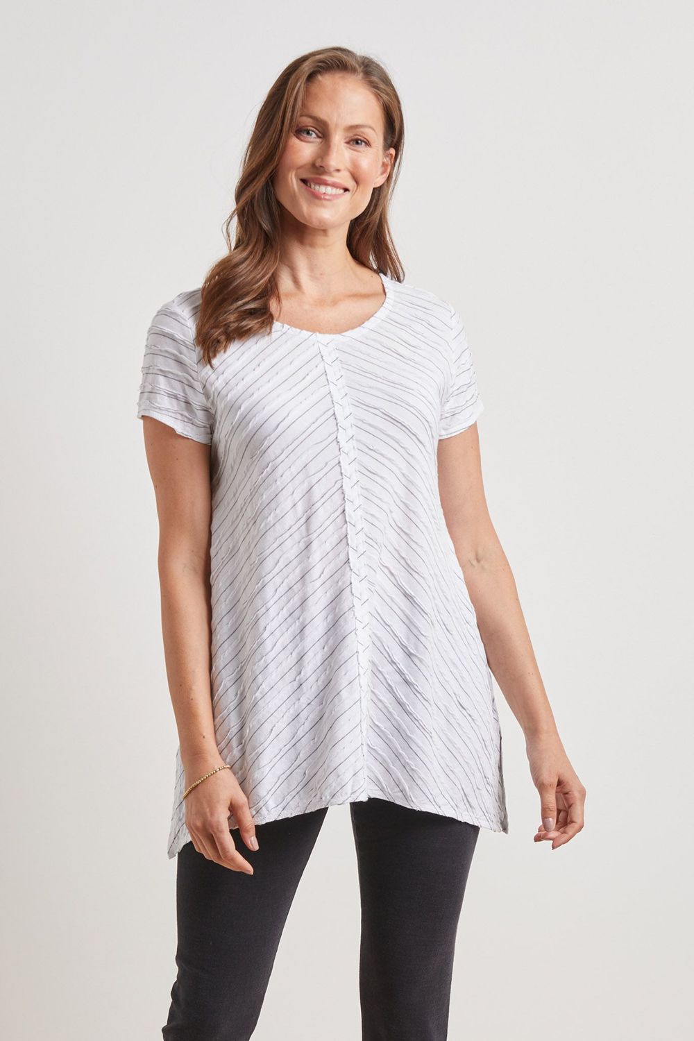 Chevron Stripe Top