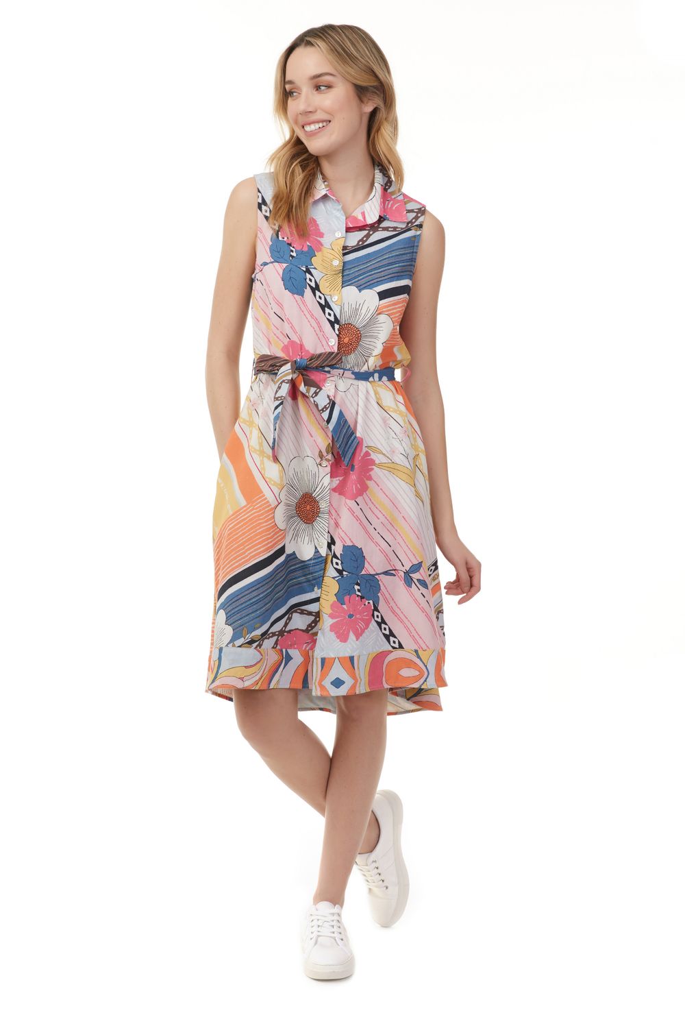 Printed Cotton Dress