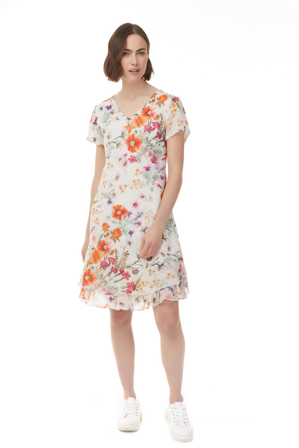 Multicolour Cotton Gauze Dress