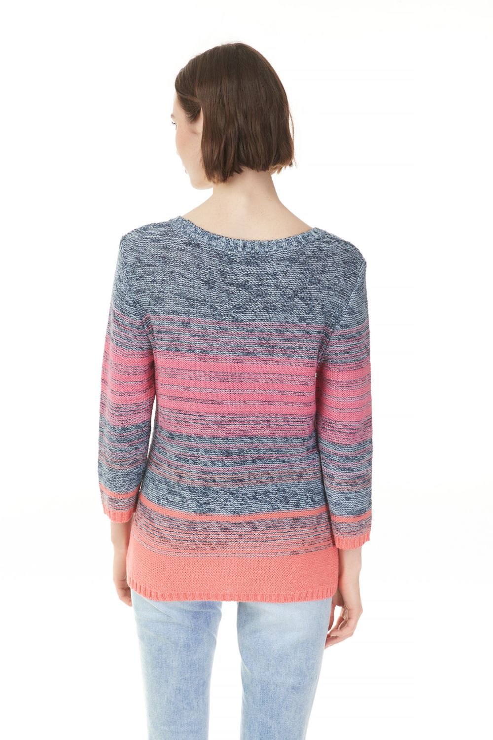 Space Dye Yarn Sweater, Size: S
