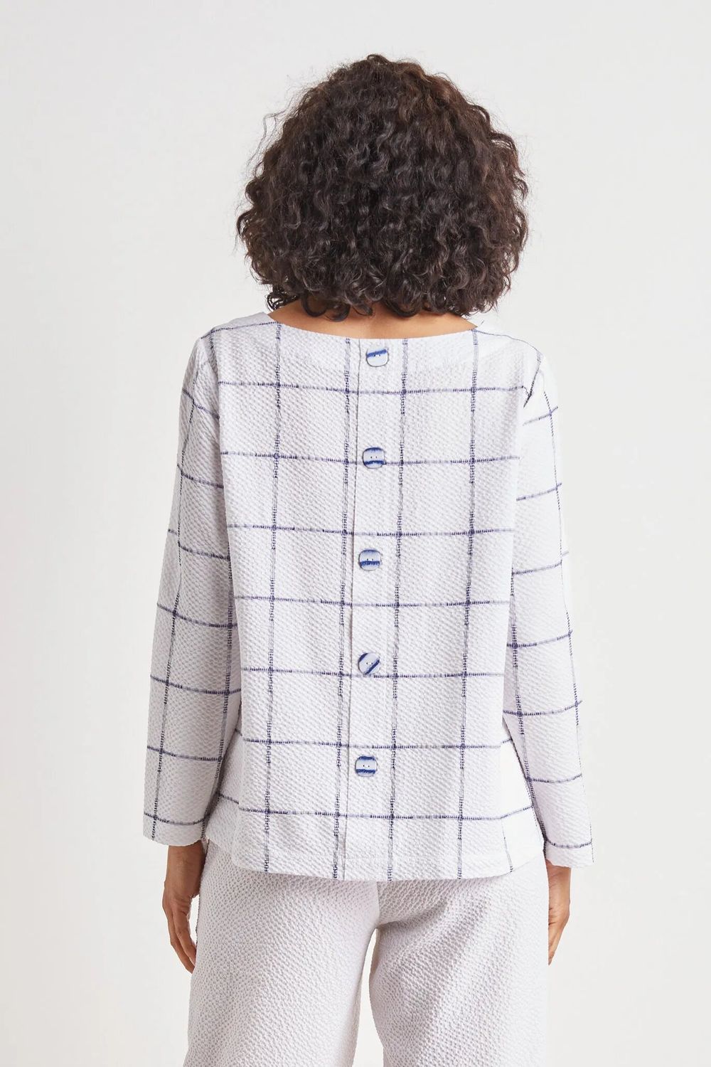 Nantucket Windowpane Pullover, Size: XS