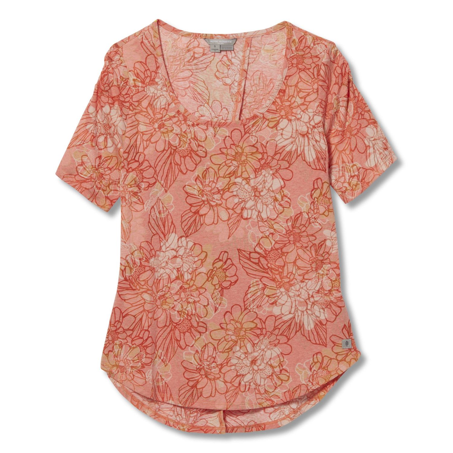 Featherweight Tee Scoop Neck, Size: S