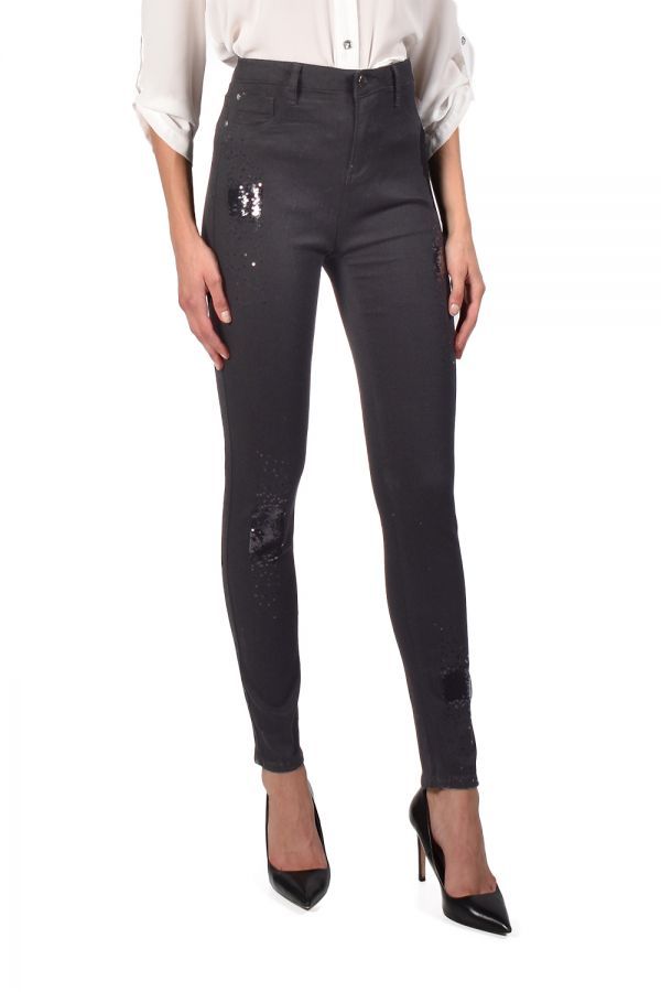 Black Denim Pant, Size: S