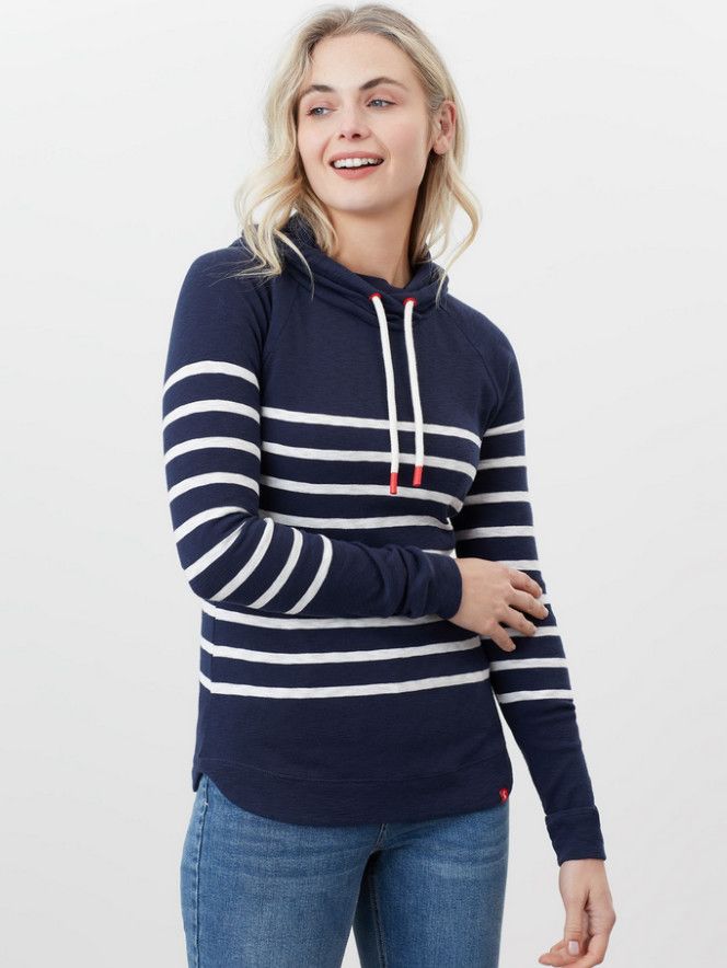 Marlston Stripe Hooded Sweatshirt