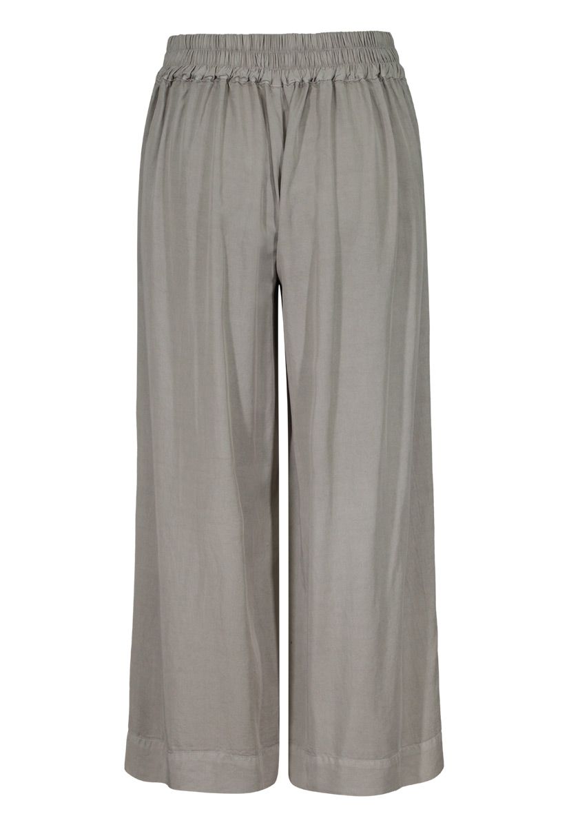 Pull On Cropped Palazzo Pant