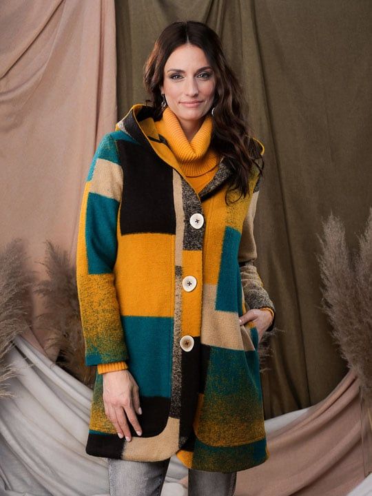 Coat With Hood, Size: XS