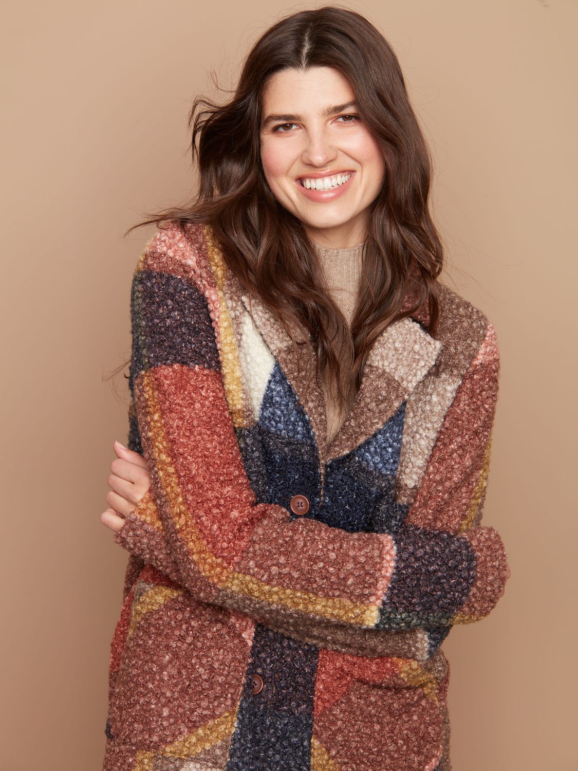 Plaid Boucle Jacket