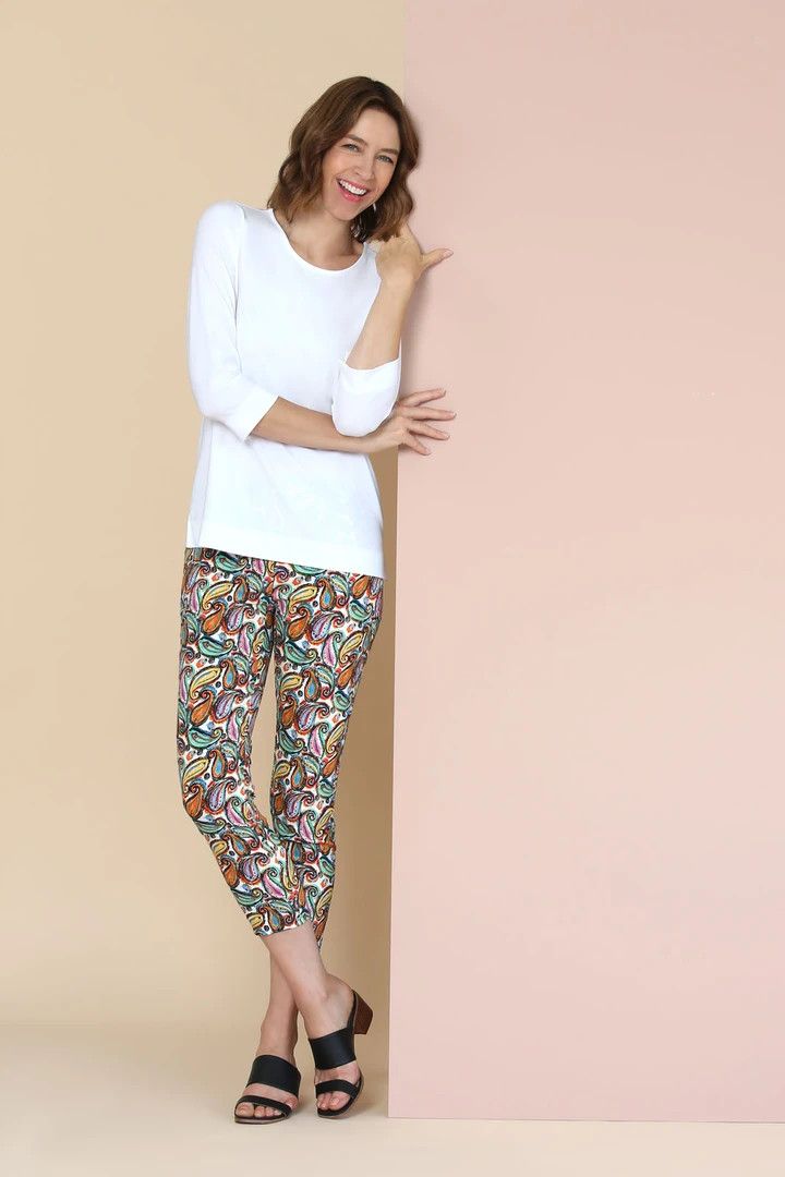 Liberty Paisley Thinny Crop 25", Size: 6