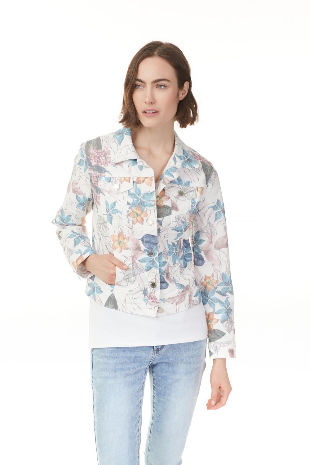 Printed Twill Jacket